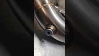 35quot downpipe for turbo k24 awd Honda Civic hatchback turbo honda fabrication [upl. by Nylanej345]