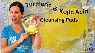 I Made The Viral Kojic Acid amp Turmeric Cleansing Pads [upl. by Ettevi929]