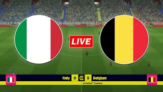 🔴LIVE  Italy vs Belgium  UEFA Nations League Match 2024 [upl. by Sadirah]