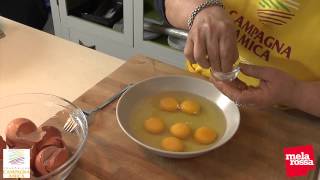 I tutorial di Campagna Amica  La ricetta della frittata alle erbe [upl. by Olwena558]