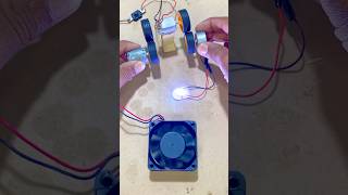 Powerful Motor New Experiment Free Energy Generator  Dc Motor Fan youtubeshorts dcmotor shorts [upl. by Yral290]