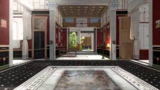 Walk around in a 3D splendid house from the ancient Pompeii [upl. by Kcim786]