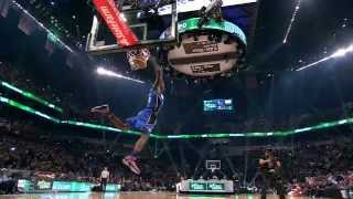 Victor Oladipo Converts the 360Reverse Dunk 2015 Sprite SlamDunk Contest [upl. by Adroj]