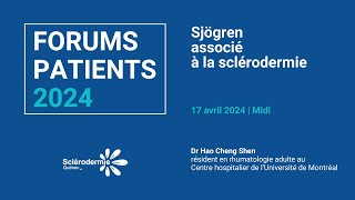 FORUM PATIENTS 17 AVRIL 2024  SJOGREN [upl. by Shult340]