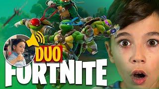 TORTUE NINJA sur FORTNITE en DUO [upl. by Sammie765]