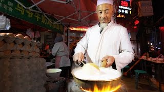 Muslim Chinese Street Food Tour in Islamic China  BEST Halal Food and Islam Food in China [upl. by Assinna]