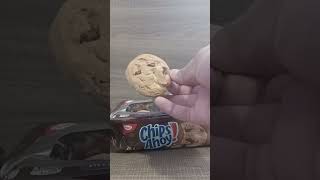 Trying Chips Ahoy Triple Chocolate Chunks  cookies shorts [upl. by Nirret]