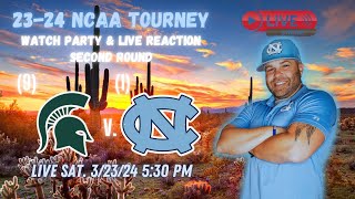 1 North Carolina Tar Heels vs 9 Michigan St Spartans Live Reaction amp Watch Party [upl. by Julian]