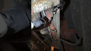 Never use hose clamps on your transmission lines mechanic diy car truck transmission [upl. by Adaynek715]