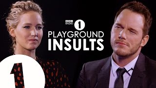 Jennifer Lawrence amp Chris Pratt Insult Each Other  CONTAINS STRONG LANGUAGE [upl. by Onihc323]