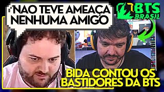 BIDA EXPLICA BASTIDORES DA TRETA COM O GAULÊS NA BTS BRASIL [upl. by Gwenny637]