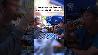 AMERICANS TRY GERMAN BEER🍺 [upl. by Yttak621]