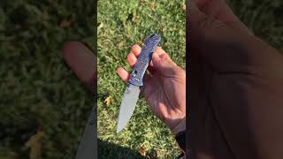 Benchmade 535 Bugout custom modded benchmade goldclass bugout 535 damascus damascussteel [upl. by Countess]