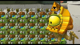 PvZ 2 Gardendless  plants POWER UP VS Pyramidheaded Zombot Sphinxinator [upl. by Maddocks632]