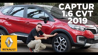 Renault Captur 16 Intense CVT 2019  Avaliação em detalhes  Carros Lab [upl. by Tunnell]