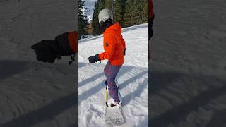 Snowboarding in Hinterstoder Austria [upl. by Yatnohs179]