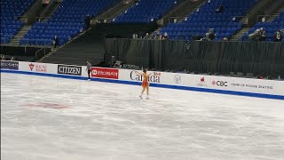 Wakaba Higuchi 2021 SCI FS practice run through [upl. by Amihsat108]