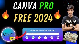 Get Canva PRO For Free Lifetime 2024🔥WORKING🔥 [upl. by Shah]