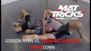 BJJ Guillotine Variation Gordon Ryan vs Keenan Cornelius Breakdown ADCC 2017 [upl. by Ledairam615]