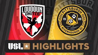 10192024  Loudoun United FC vs Pittsburgh Riverhounds SC  Game Highlights [upl. by Ayatahs]