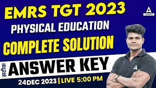 EMRS Today Exam Analysis  EMRS TGT Physical Education Answer Key 2023  EMRS TGT Exam Analysis 2023 [upl. by Vedi224]