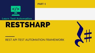 RestSharp v108 REST APIs Testing using C RestSharp and Net Core  Part 1 [upl. by Cimah]