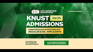 KNUST ADMISSIONS 2425AN INTERACTION WITH ADMISSION OFFICERS OF KNUST [upl. by Corron749]