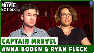 CAPTAIN MARVEL  Onset Interview with Anna Boden amp Ryan Fleck quotDirectorsquot [upl. by Aiblis]