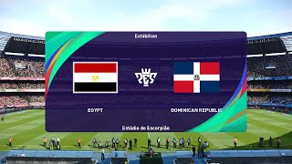 Egypt U23 vs Dominican Republic U23 24072024 Mens Olympic Games PES 2021 [upl. by Phio456]