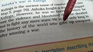 ashok s unique ruler ashoka a war in Kalinga🙏 explain by ravita maam [upl. by Asiek477]