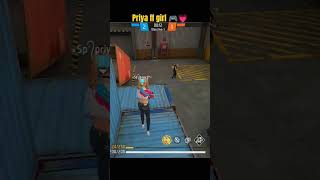 Priya gaming ff girl short video please support me guysshortsfeed freefireclips freefireshorts [upl. by Annaed]