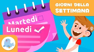 Giorni della settimana per bambini  Quali sono i giorni della settimana  Vocabolario in italiano [upl. by Nevarc]