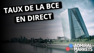 🔴 TAUX de la BCE en DIRECT 📈 10 septembre 2020 [upl. by Eyt]