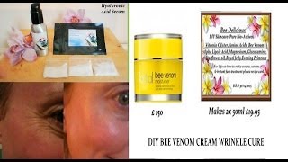 How to Get Rid of WRINKLES DIY Bee Venom Cream that Really Works [upl. by Euqirdor]