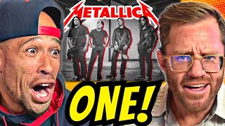 RAPPER first TIME ever SEEING  Metallica  One MIND BLOWN [upl. by Yerg]