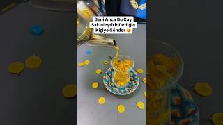 Altın Çay 😱Bu Bardak Senin Olsa Ne Yapardın altın kuyumcu çay gold trend keşfet youtube [upl. by Yddub]