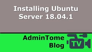 Installing Ubuntu Server 18041 [upl. by Naerb]