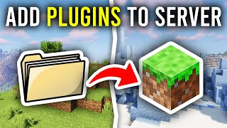 How To Add Plugins To A Minecraft Server Hosting Provider  Full Guide [upl. by Errised]