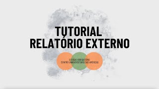 Tutorial Relatório Estagio Externo [upl. by Kera]