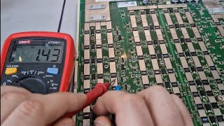 Ремонт Antminer s19 90th алюминий repair aluminum hashboard part 2 [upl. by Ellebanna]