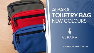 Alpaka Toiletry Bags Back In NEW Colours  3 In 1 Grooming Pouch Sling Tech Pouch [upl. by Appel209]