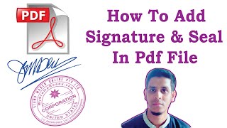 How to add signature amp Seal in Foxit pdf editor  sign PDFs with Foxit PDF Reader [upl. by Johanan313]