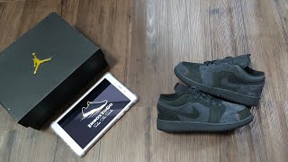 UNBOXING DARK SMOKE RED 2024 Air Jordan 1 Low SE Craft [upl. by Ainoet]