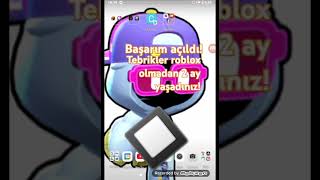 Tebrikler roblox olmadan 2 ay yaşadınız [upl. by Sudbury]