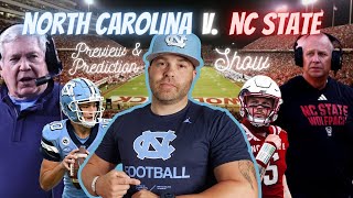 North Carolina Tar Heels vs NC State Wolf Pack Preview and Prediction [upl. by Adirf]