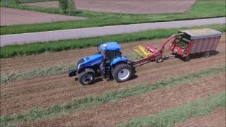 2017 First Crop Haylage in Wisconsin [upl. by Zertnom]