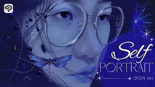 SPEED PAINTING Clip Studio Paint ✦ SelfPortraitbut make it 𝓦𝓱𝓲𝓶𝓼𝓲𝓬𝓪𝓵 ‧₊˚ ⋆ೃ࿔･ [upl. by Matthei857]