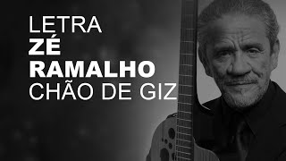 Zé Ramalho Chão de Giz LETRA I LYRIC D [upl. by Eberhard751]