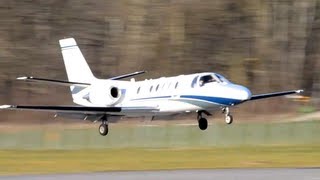 Short approach Cessna 560 Citation Ultra HD [upl. by Broder]