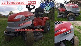 La tondeuse  CastelGarden XD 150 HD  NETTOYAGE  HIVERNAGE  2022 [upl. by Eiddet8]